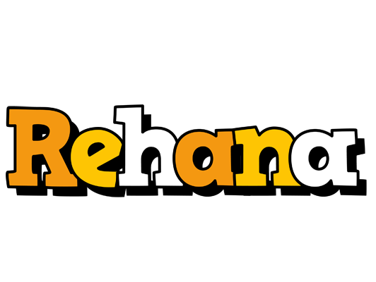 Rehana cartoon logo