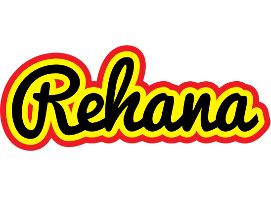 Rehana flaming logo