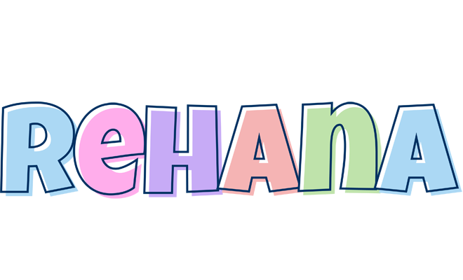 Rehana pastel logo