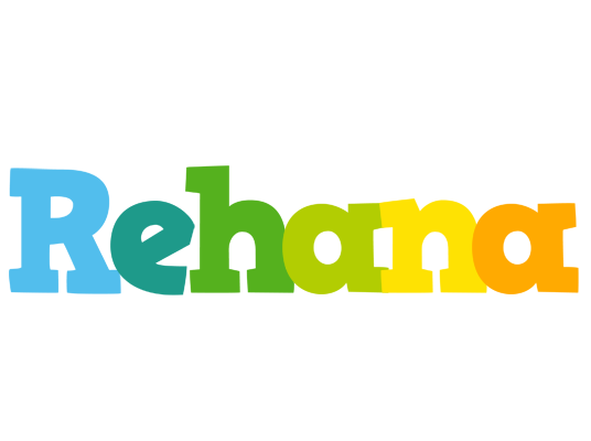 Rehana rainbows logo