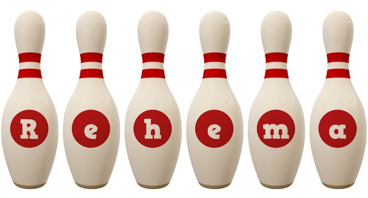 Rehema bowling-pin logo