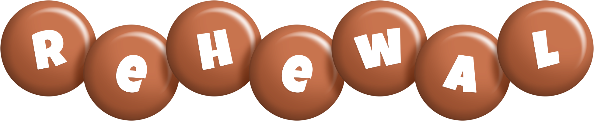 Rehewal candy-brown logo