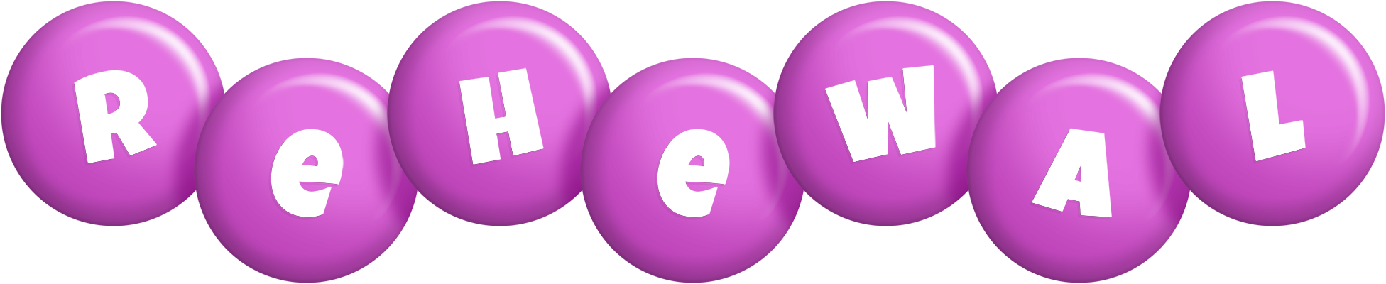 Rehewal candy-purple logo