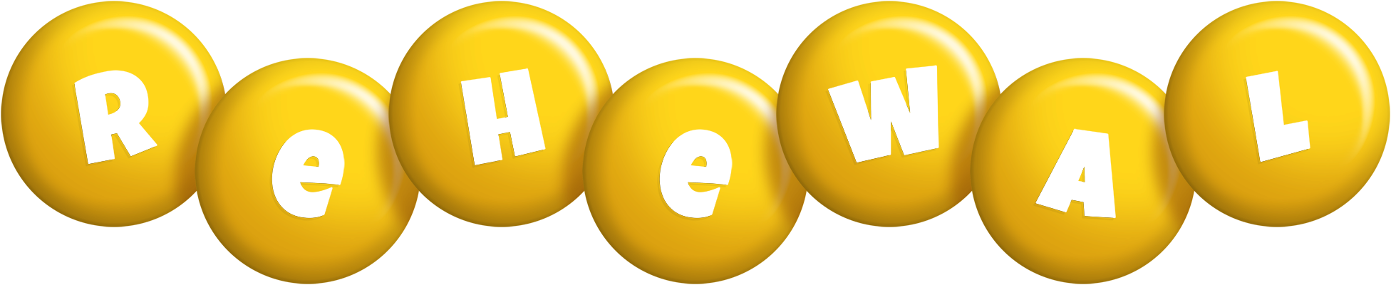 Rehewal candy-yellow logo