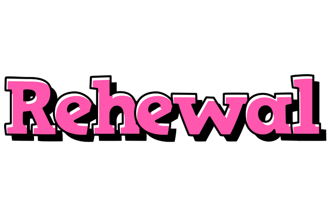 Rehewal girlish logo