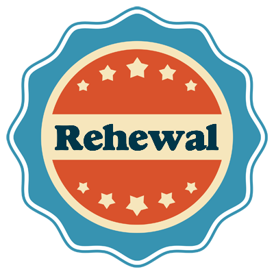 Rehewal labels logo