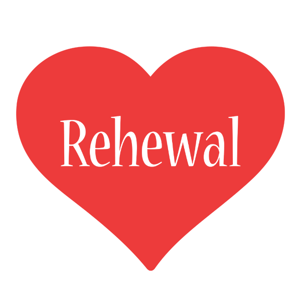 Rehewal love logo