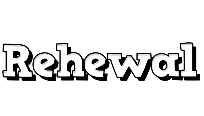 Rehewal snowing logo