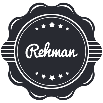 Rehman badge logo