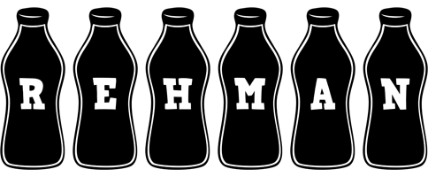 Rehman bottle logo