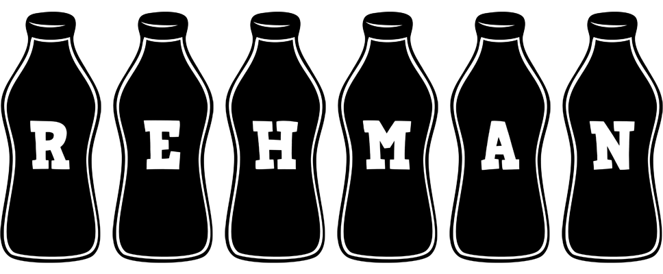 Rehman bottle logo
