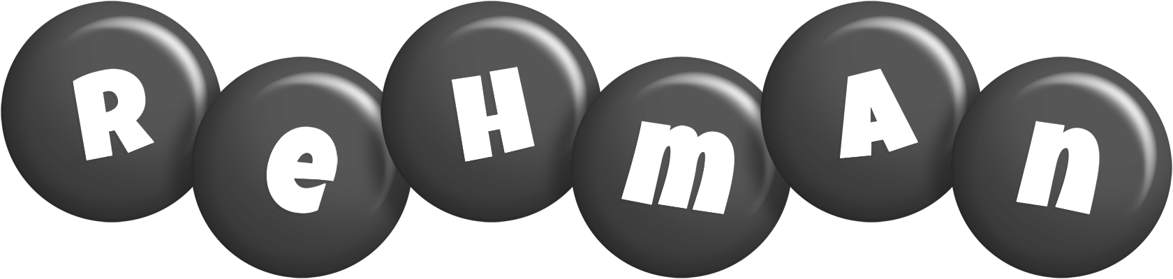 Rehman candy-black logo