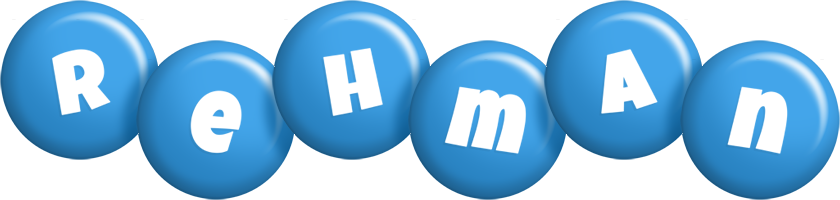 Rehman candy-blue logo
