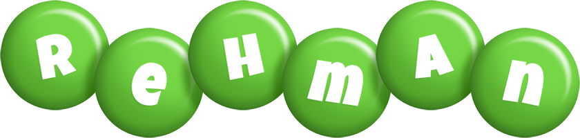Rehman candy-green logo