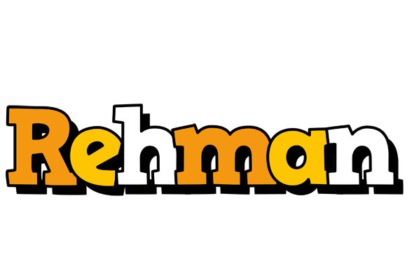 Rehman cartoon logo