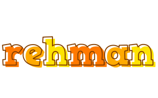 Rehman desert logo