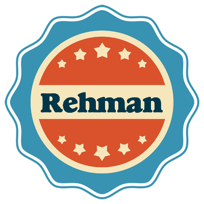 Rehman labels logo