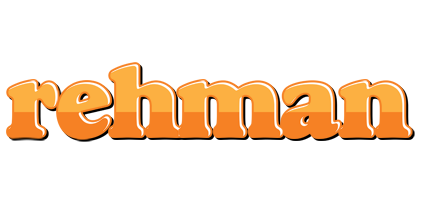 Rehman orange logo
