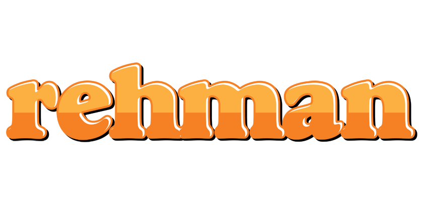 Rehman orange logo