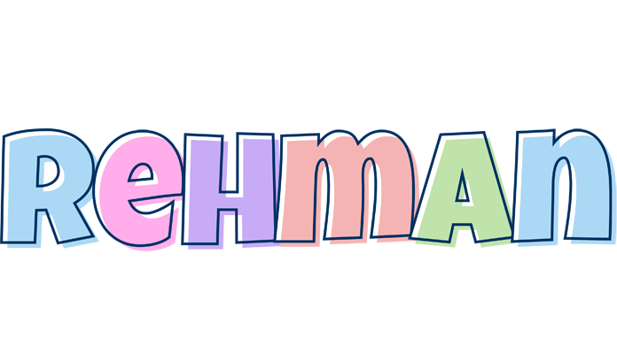 Rehman pastel logo