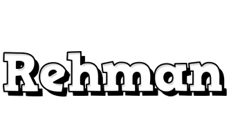 Rehman snowing logo