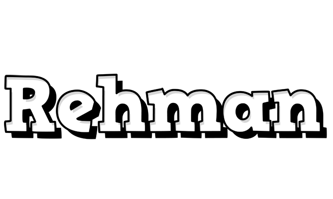 Rehman snowing logo