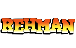 Rehman sunset logo