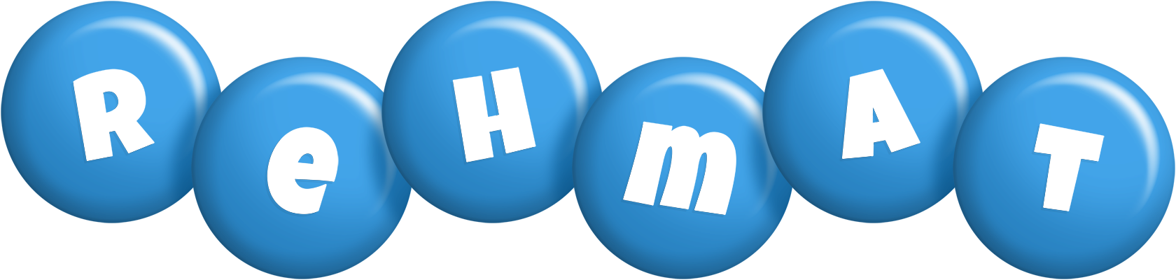 Rehmat candy-blue logo
