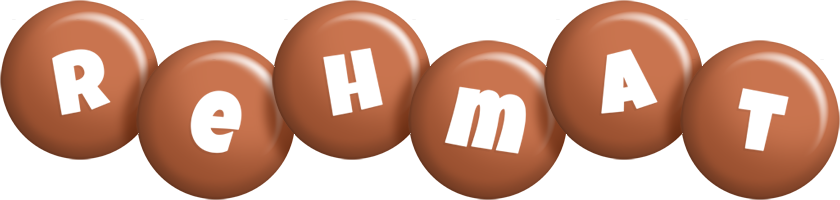 Rehmat candy-brown logo