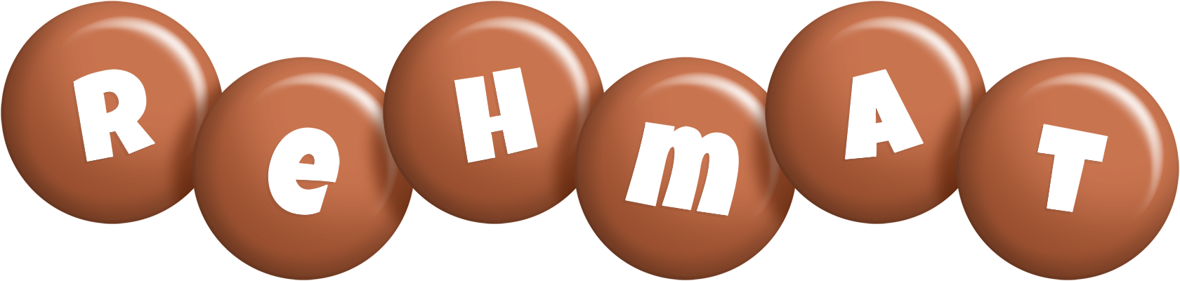 Rehmat candy-brown logo