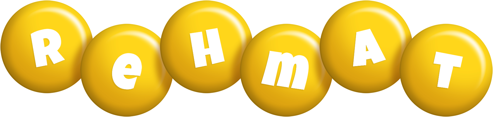 Rehmat candy-yellow logo