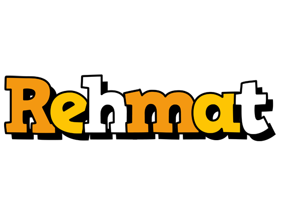 Rehmat cartoon logo