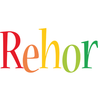 Rehor birthday logo
