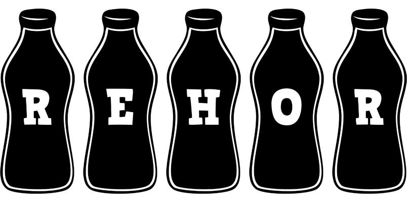 Rehor bottle logo
