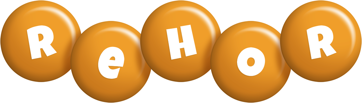 Rehor candy-orange logo