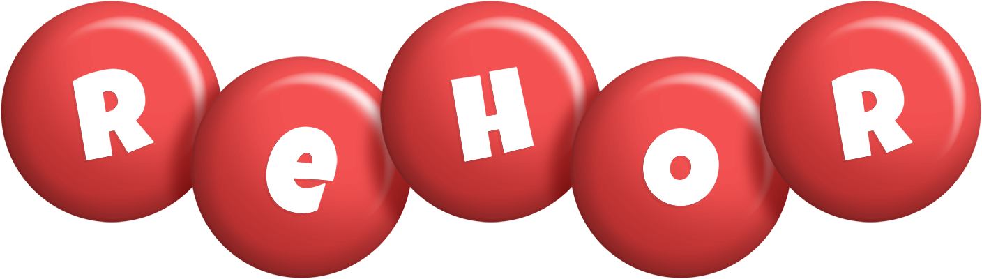 Rehor candy-red logo