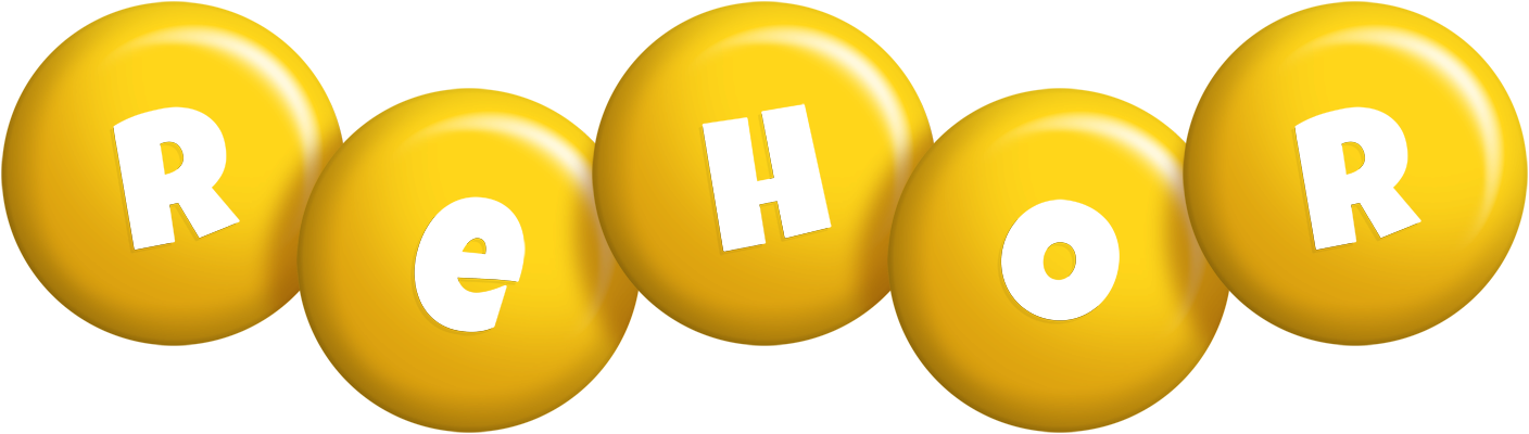Rehor candy-yellow logo