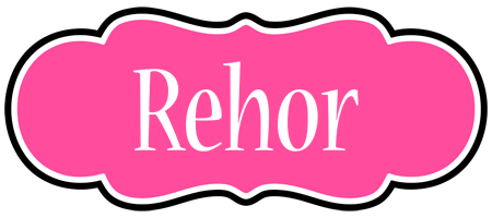 Rehor invitation logo