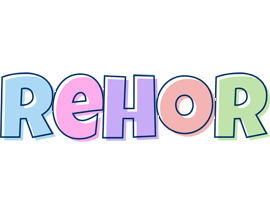 Rehor pastel logo