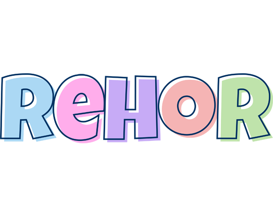 Rehor pastel logo