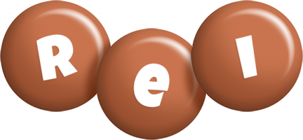 Rei candy-brown logo