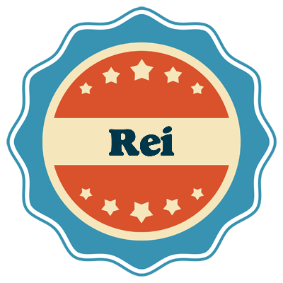 Rei labels logo