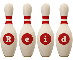 Reid bowling-pin logo