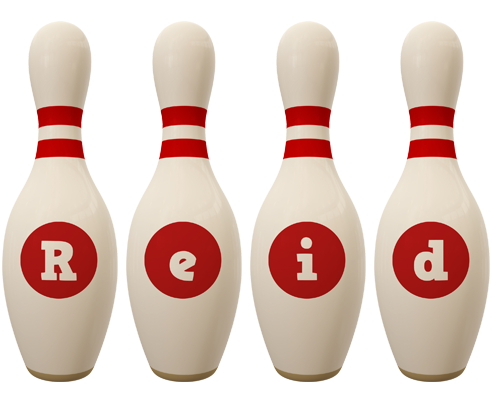Reid bowling-pin logo