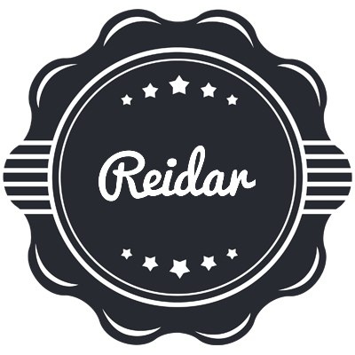 Reidar badge logo