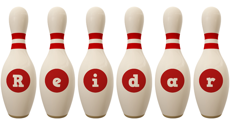 Reidar bowling-pin logo