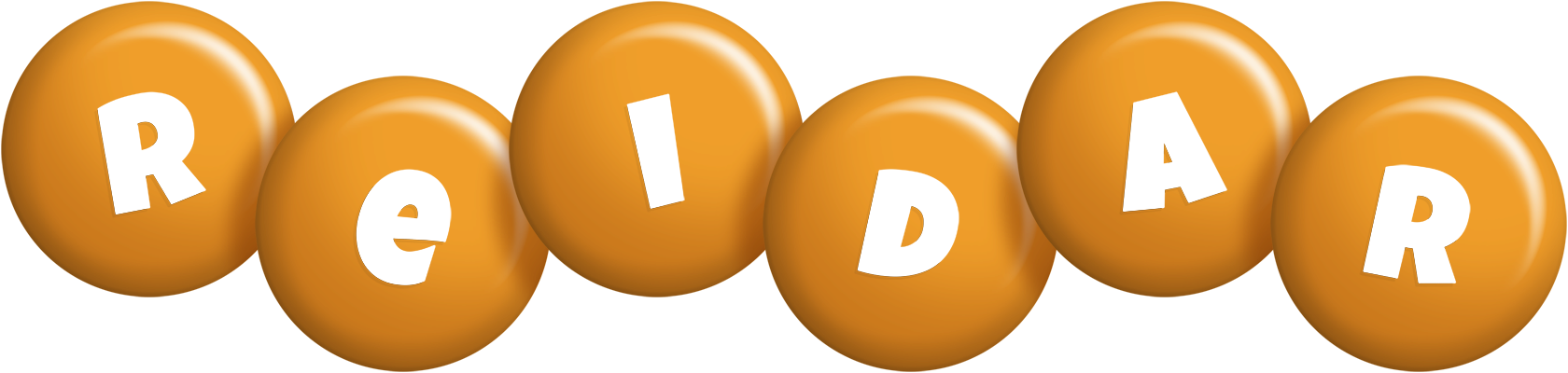 Reidar candy-orange logo