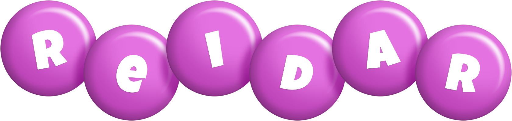 Reidar candy-purple logo