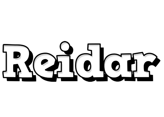 Reidar snowing logo
