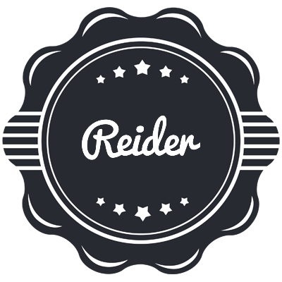 Reider badge logo